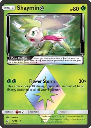 Shaymin Prism Star — SM - Team Up