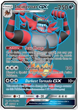Incineroar GX (Full Art) — SM - Team Up