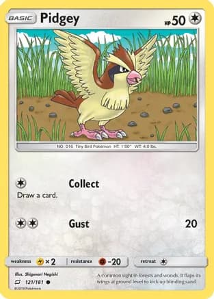 Pidgey (121) — SM - Team Up