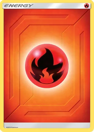 Fire Energy (2019 Unnumbered) — SM - Team Up