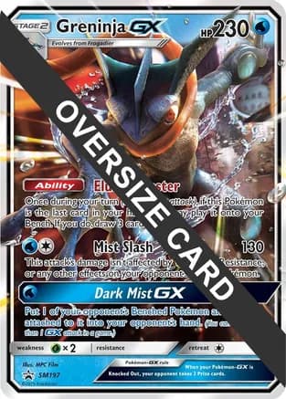 Greninja GX - SM197 (SM Black Star Promo) — Jumbo Cards