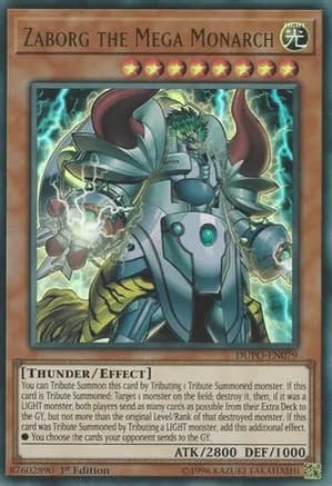 Zaborg the Mega Monarch — Duel Power