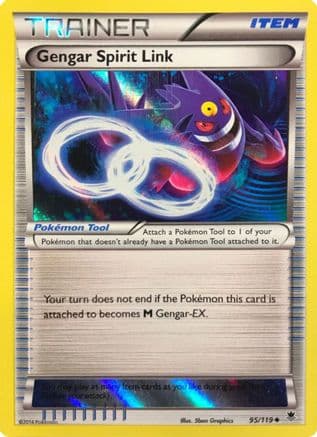 Gengar Spirit Link - 95/119 (Alternate Holo) (Gamestop Exclusive) — Miscellaneous Cards & Products