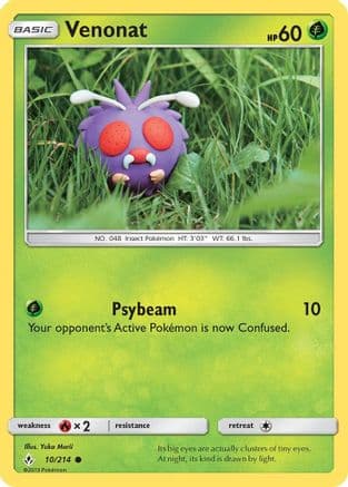 Venonat (10) — SM - Unbroken Bonds