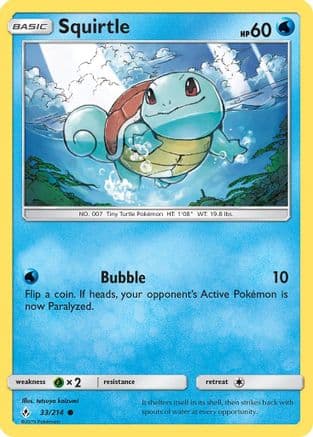 Squirtle — SM - Unbroken Bonds