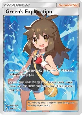 Green's Exploration (Full Art) — SM - Unbroken Bonds