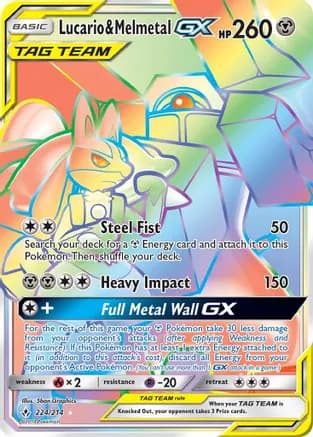 Lucario & Melmetal GX (Secret) — SM - Unbroken Bonds
