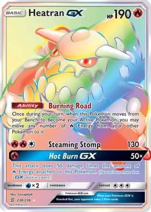 Heatran GX (Secret) — SM - Unified Minds