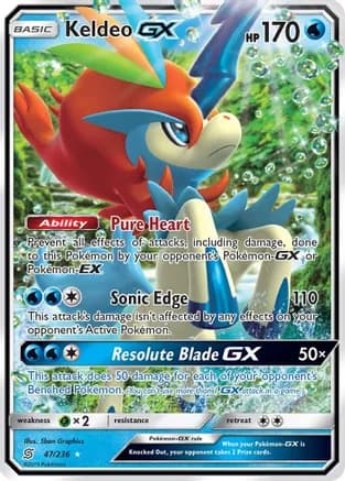Keldeo GX — SM - Unified Minds