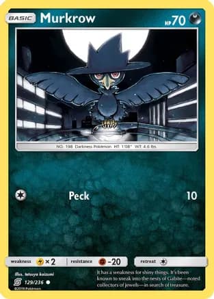 Murkrow (129) — SM - Unified Minds