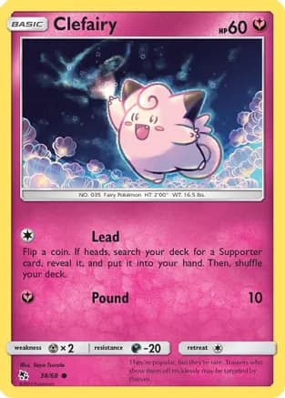 Clefairy (38) — Hidden Fates