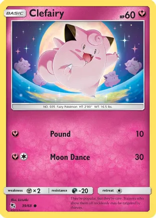 Clefairy (39) — Hidden Fates