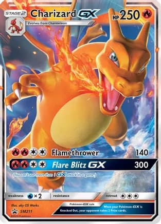 Charizard GX - SM211 — SM Promos
