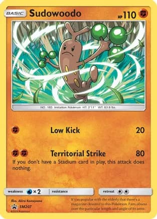 Sudowoodo - SM207 — SM Promos