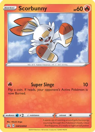 Scorbunny - SWSH002 — SWSH: Sword & Shield Promo Cards