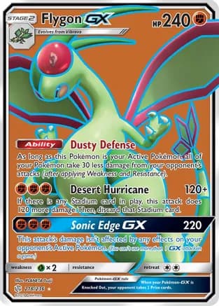 Flygon GX (Full Art) — SM - Cosmic Eclipse