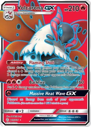 Volcarona GX (Full Art) — SM - Cosmic Eclipse