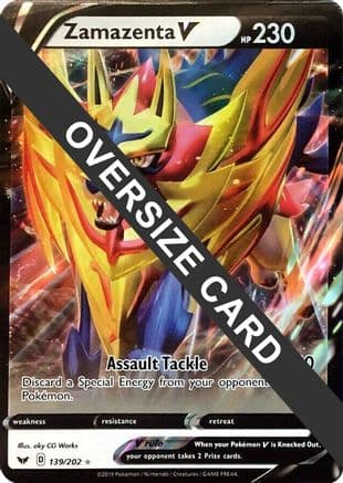 Zamazenta V - 139/202 — Jumbo Cards