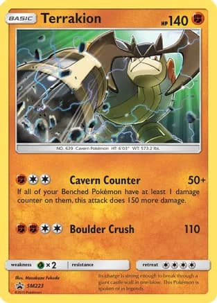 Terrakion - SM223 — SM Promos