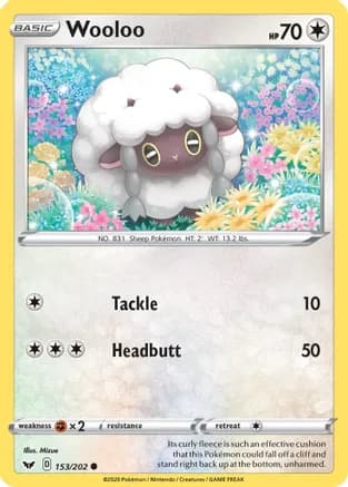 Wooloo (153) — SWSH01: Sword & Shield Base Set