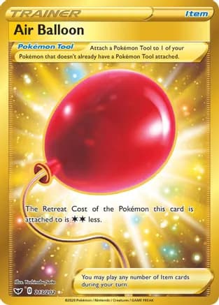 Air Balloon (Secret) — SWSH01: Sword & Shield Base Set