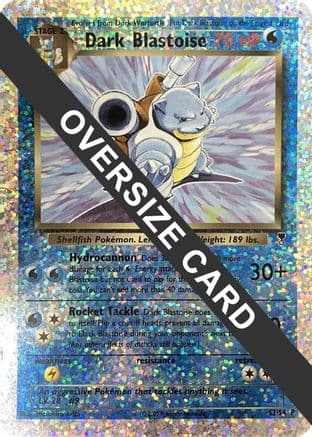 Dark Blastoise - S2/S4 (Box Topper) — Jumbo Cards