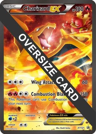 Charizard EX - XY121 (XY Black Star Promos) — Jumbo Cards