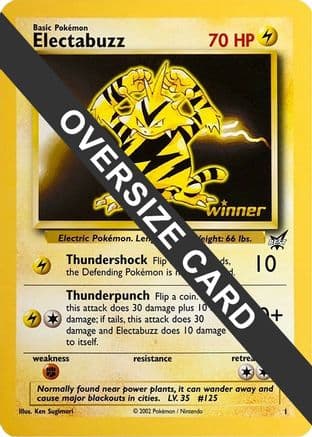 Electabuzz - 1 (Best of Game 1 Promo) — Jumbo Cards