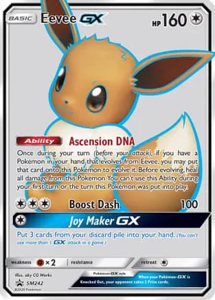 Eevee GX - SM242 — SM Promos