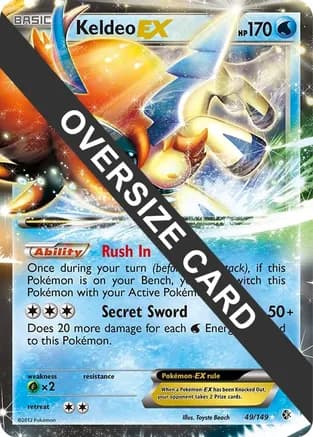 Keldeo EX - 49/99 — Jumbo Cards