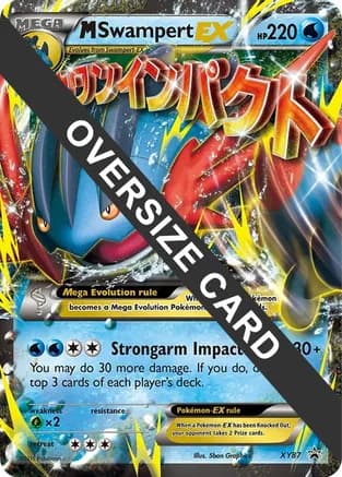 M Swampert EX - XY87 — Jumbo Cards