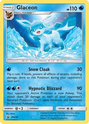Glaceon - SM238 — SM Promos
