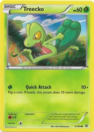 Treecko - 6/160 (Sheen Holo) — Miscellaneous Cards & Products
