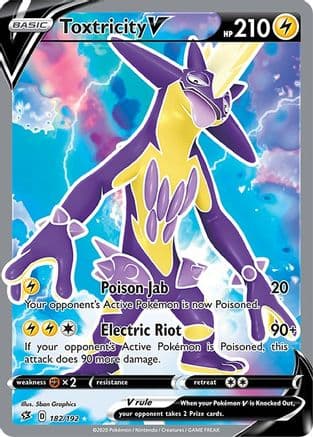 Toxtricity V (Full Art) — SWSH02: Rebel Clash