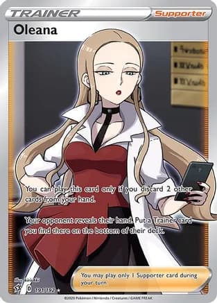 Oleana (Full Art) — SWSH02: Rebel Clash