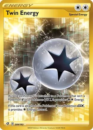 Twin Energy (Secret) — SWSH02: Rebel Clash
