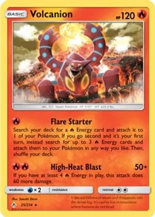 Volcanion - 25/214 — Deck Exclusives