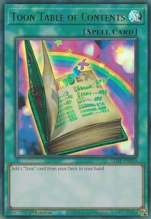 Toon Table of Contents (Green) — Legendary Duelists: Season 1