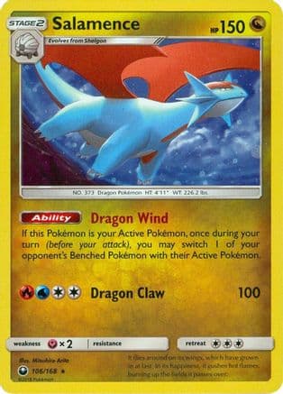 Salamence - 106/168 (Cosmos Holo) — Miscellaneous Cards & Products