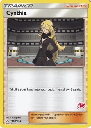 Cynthia - 119/156 (#50 Charizard Stamped) — Battle Academy