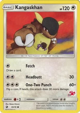 Kangaskhan - 55/70 (#53 Charizard Stamped) — Battle Academy