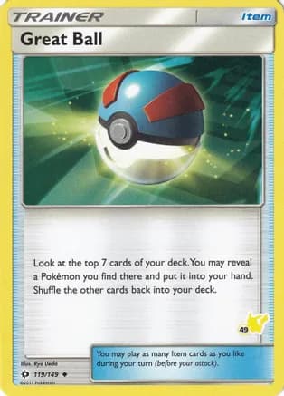 Great Ball - 119/149 (#49 Pikachu Stamped) — Battle Academy