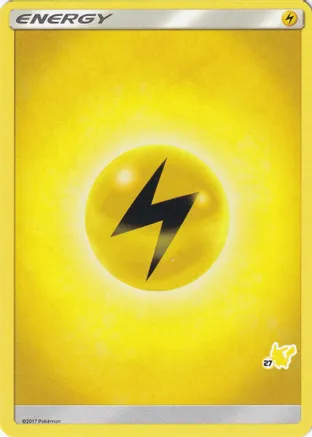 Lightning Energy (#27 Pikachu Stamped) — Battle Academy