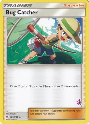 Bug Catcher - 189/236 (Mewtwo Stamped) — Battle Academy