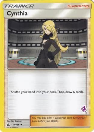 Cynthia - 119/156 (Mewtwo Stamped) — Battle Academy