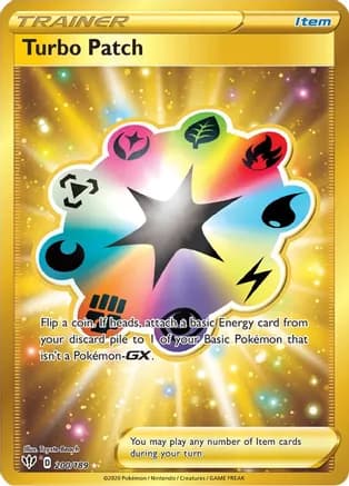 Turbo Patch (Secret) — SWSH03: Darkness Ablaze