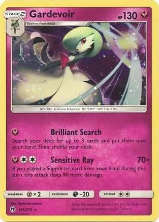 Gardevoir - 141/214 (Cosmos Holo) — Miscellaneous Cards & Products