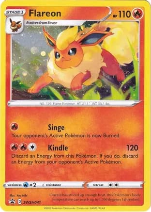 Flareon - SWSH041 — SWSH: Sword & Shield Promo Cards