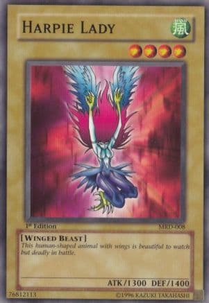 Harpie Lady (Original Artwork) — Metal Raiders