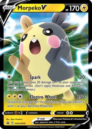 Morpeko V - SWSH056 — SWSH: Sword & Shield Promo Cards